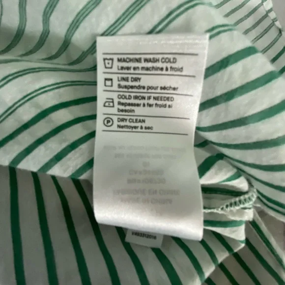 VINCE COTTON SILK SHEER BLOUSE - Picture 5 of 14